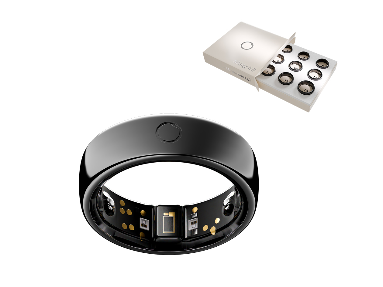Circular Ring 2 - Medical-Grade Smart Ring (Obsidian Black/Size 13)