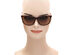 Swarovski Dark Brown/Other & Gradient Brown Square Sunglasses (Store-Display Model)