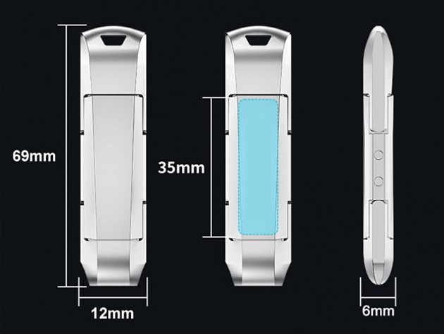 Dual USB-C + USB-A 3.2 High Speed Flash Drive (512GB)