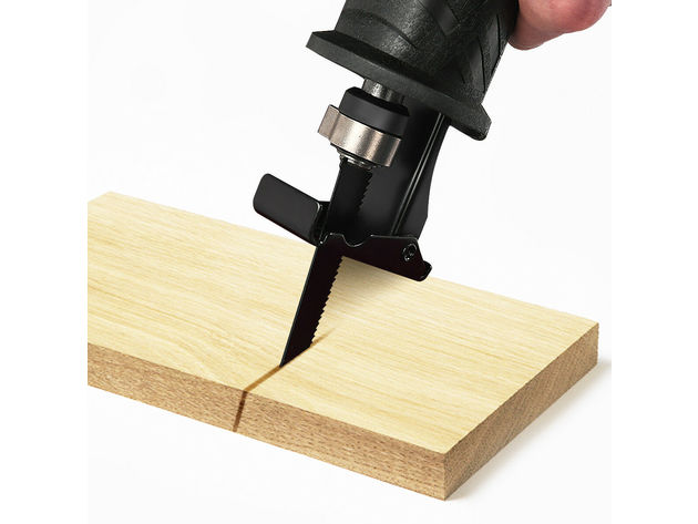 Costway Electric Reciprocating Saw Handheld Wood & Metal Cutting Tool Kit w/ 3 Blades 