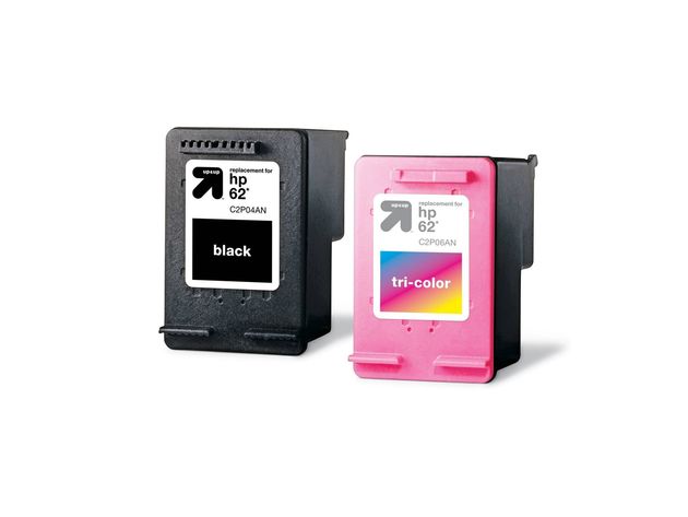 Up & Up HP 62 N9H64FN, C2P04AN, C2P06AN Black/Color Combo Remanufactured Replacement Ink Cartridges (New Open Box)