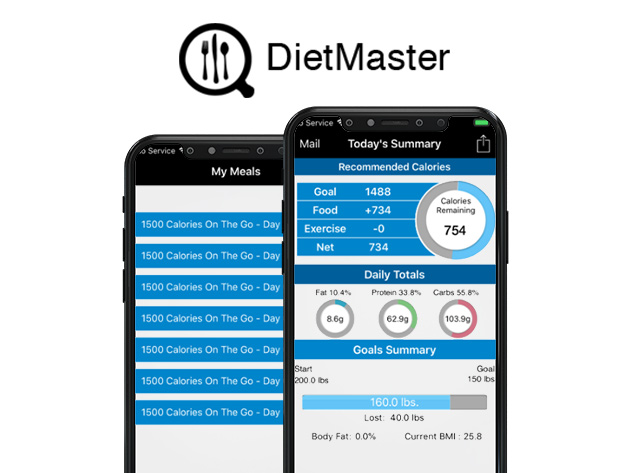 mDiet Personal Meal Planning Web & Mobile App: 5-Yr Subscription 	