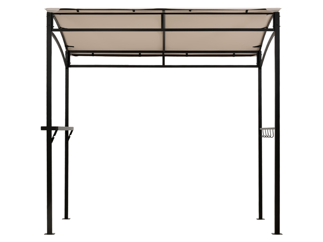 Costway 7' x 4.5' Outdoor Patio Barbecue Grill Gazebo - Beige