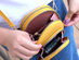 Lior Crossbody Cellphone Purse Navy