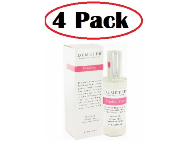 4 Pack of Demeter Prickly Pear by Demeter Cologne Spray 4 oz