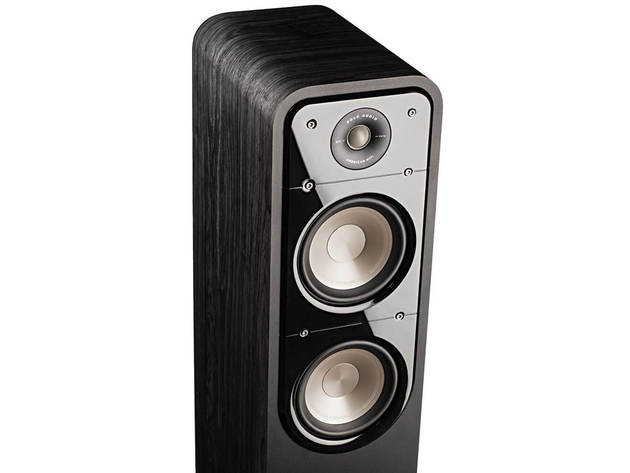 Polk Audio S55 HiFi Home Theater Tower Speaker - Black