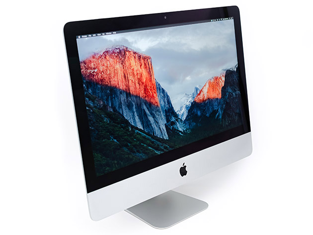 Apple iMac 21.5" Core i3" 3.6 GHz, 64GB Storage - White (Refurbished)