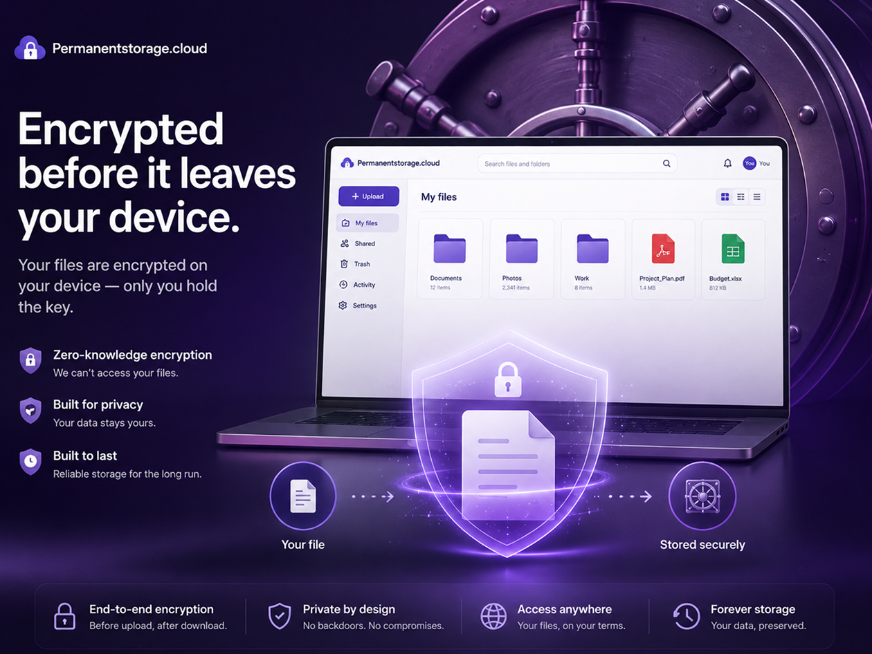 Vault Cloud Storage: Lifetime Subscription (500GB)