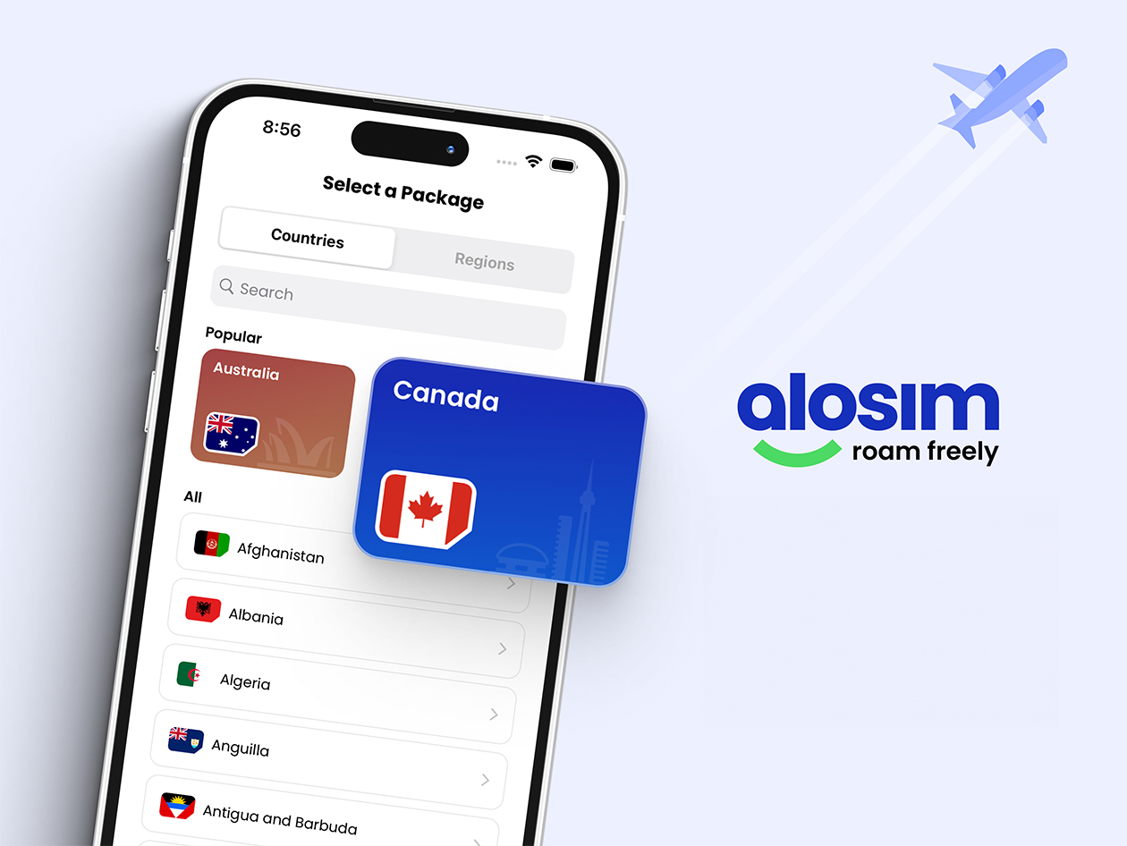 aloSIM Traveler's Mobile Data Plan: $100 Credit