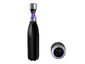 Aquaala UV Water Bottle with Temp Cap - Black Rock