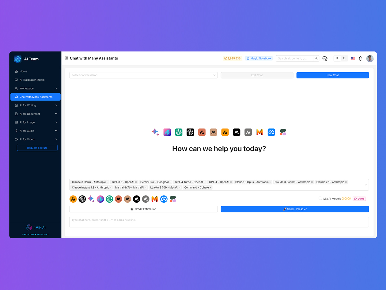 1min.AI: 3-Year Subscription (Advanced Business Plan)