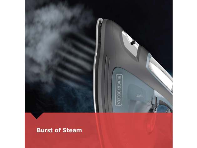 BLACK+DECKER IMPACT Advanced Steam Iron with Maximum Durability and 360 Pivoting Cord