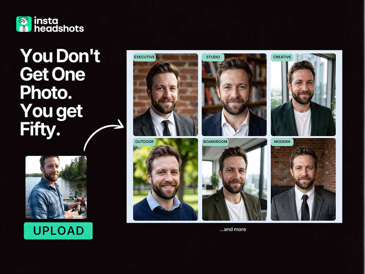 InstaHeadshots AI Headshot Generator Starter Plan: One-Time Purchase