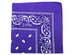 5 Pack Mechaly Dog Bandana Neck Scarf Paisley Cotton Bandanas - Any Pets - Purple