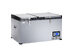 84-Quart Portable Electric Car Cooler Refrigerator / Freezer Compressor Camping - Black + Gray