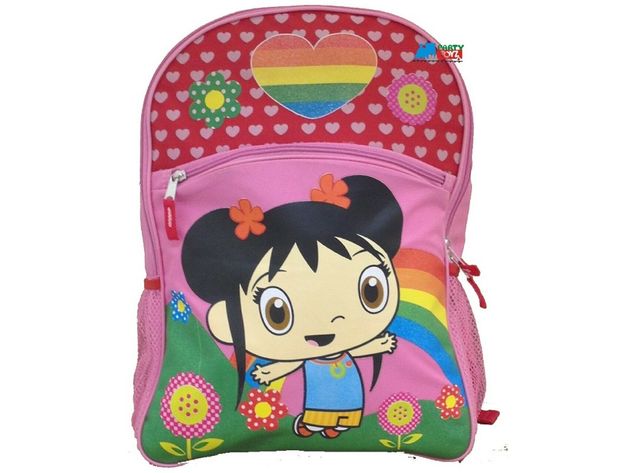 Ni Hao Kai-Lan Large 16" Cloth Backpack Book Bag Pack - Pink