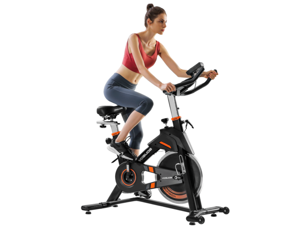 YOSUDA YB007A Indoor Stationary Cycling Bike (With Mat Included)