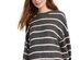 Gypsies & Moondust Juniors' Cozy Striped Dolman-Sleeve Top Brown Size Large