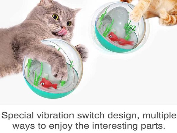 vibrating fish cat toy Tocirelo; Carpe Vibrant Fish Cat Toy -