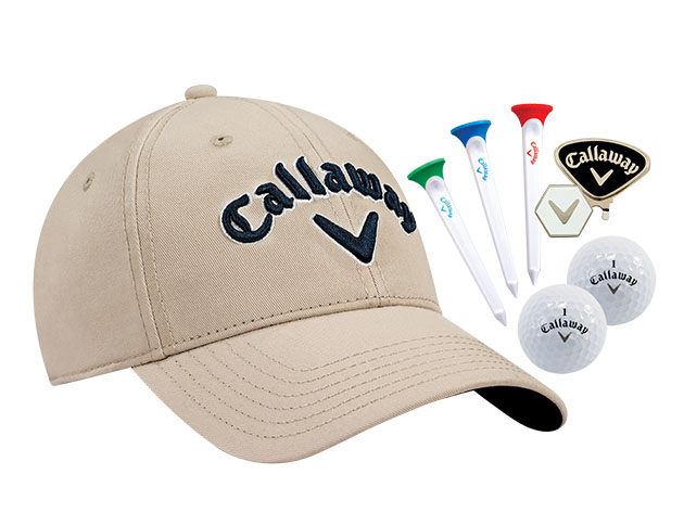 Callaway Tour Set: Hat, Clip, Par-Tees & Balls