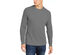 Club Room Men's Thermal Crewneck Shirt Gray Size Large