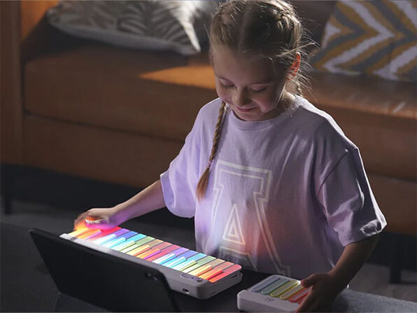 PopuPiano Smart Portable Keyboard Piano with Chord Pad + PopuBag