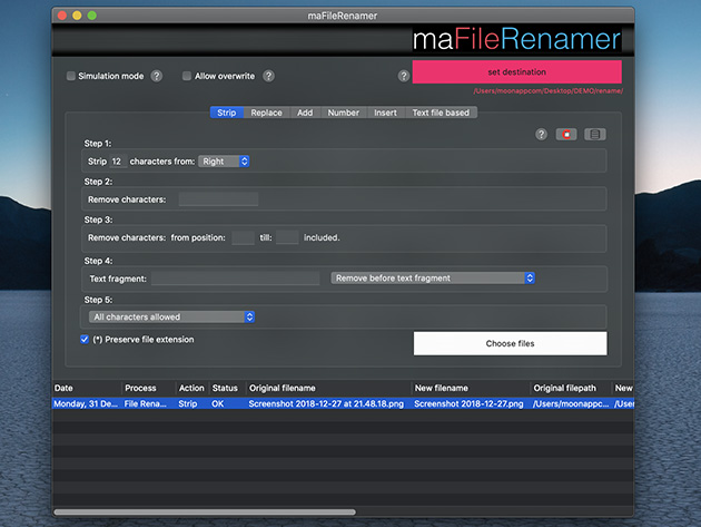 maFileRenamer App: Lifetime Subcsription