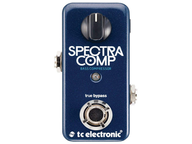 TC Electronic SPECTRACOMPBASSCOMPR Bass Compression Effect Pedal, 9 V - Blue (Like New, Damaged Retail Box)