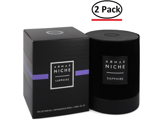 Armaf Niche Sapphire by Armaf Eau De Parfum Spray 3 oz for Women (Package of 2)