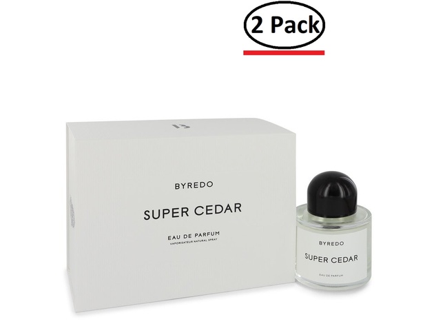 Byredo Super Cedar by Byredo Eau De Parfum Spray 3.4 oz for Women (Package of 2)