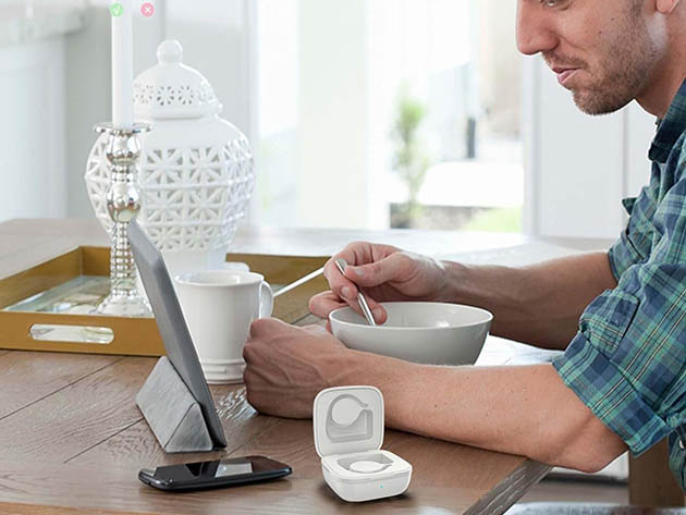 Bluetooth Remote Ring for Apps, Camera & E-Readers with Page Turner (White)