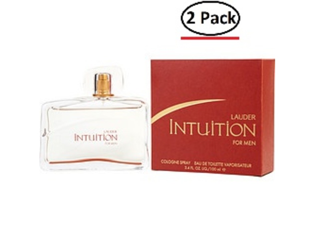 INTUITION by Estee Lauder EDT SPRAY 3.4 OZ for MEN ---(Package Of 2)