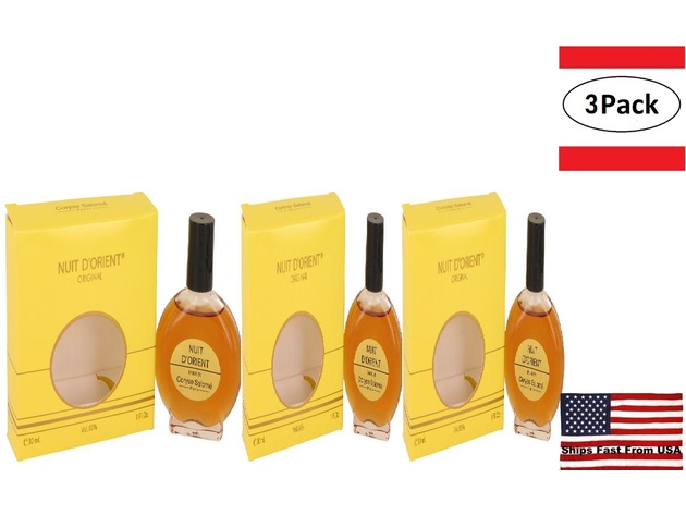 3 Pack Nuit D'Orient by Coryse Salome Parfum 1 oz for Women