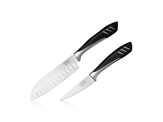 Official Top Chef Professional Stainless Steel Knives: 2-Piece Set