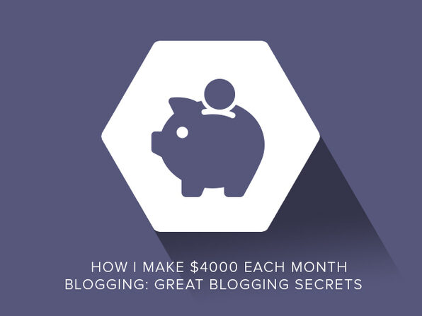 How I Make $4000 Each Month Blogging - Product Image
