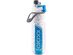 O2Cool 2 in 1 Function Mist N Sip Insulated Water Bottle with Carry-On Loop, High Quality Plastic, Clear