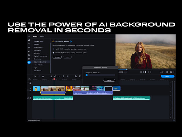 Movavi Video Editor 2023 for Mac: Lifetime Subscription 