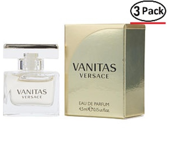 Vanitas Versace By Gianni Versace Eau De Parfum .15 Oz Mini For Women (Package Of 3)