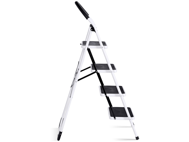 2-Step Ladder Folding Stool Heavy Duty 330Lbs Capacity Industrial for Office 