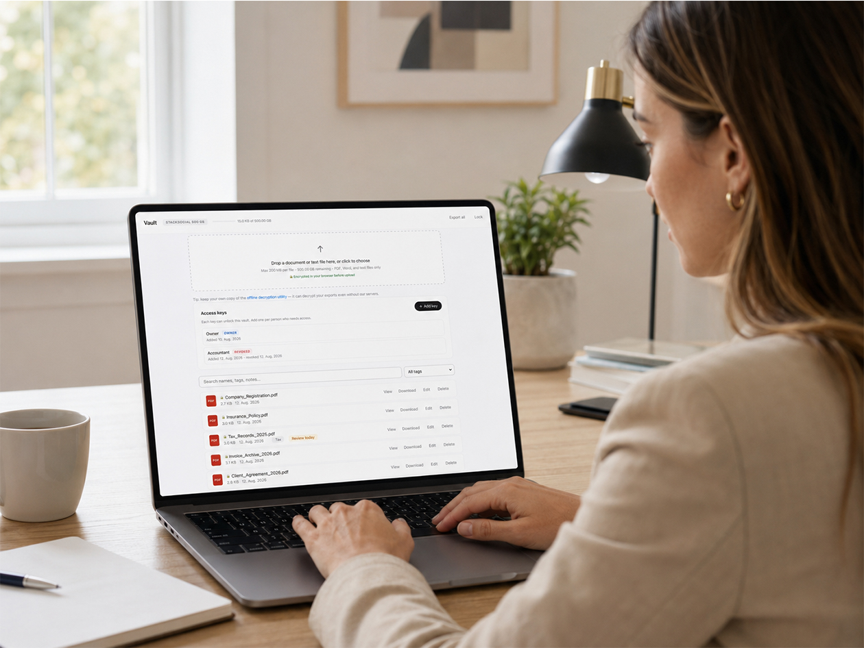 Vault Cloud Storage: Lifetime Subscription (1TB)