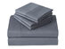 Kathy Ireland 6-Piece Brushed Microfiber Sheet Set (Dark Grey/Queen)