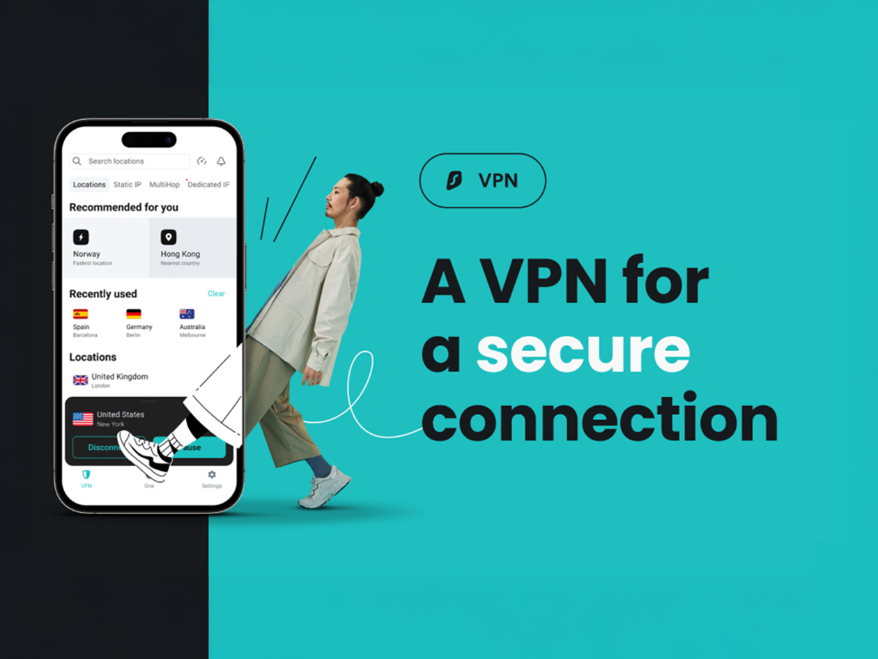 Surfshark VPN Starter Plan: 3-Yr Subscription