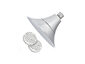 Brondell Filtered Shower Head with Extra Filter - Chrome + Slate