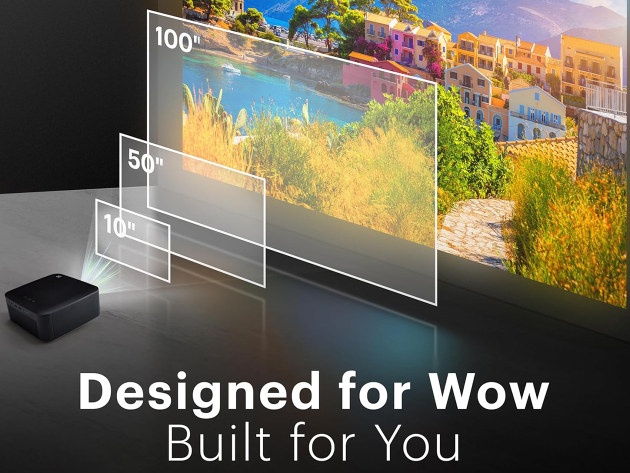 Kodak Flik X20 1080p Smart Projector with Google TV (Black)