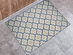 Waterproof Anti-Stain Floor Mat (Blue & Yellow Cross)