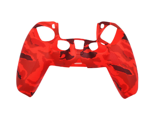 PS5 Silicone Controller Cover (Camo Red)