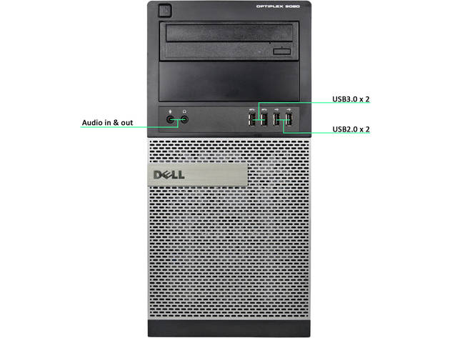 Dell Optiplex 980 Tower Computer PC, 3.20 GHz Intel i5 Dual Core, 16GB DDR3 RAM, 2TB SATA Hard Drive, Windows 10 Professional 64 bit (Renewed)