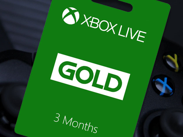 Xbox live 3 clearance month deal