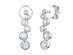 Bubbly 0.51CT Lab-Grown Diamond Earrings in 10K White Gold