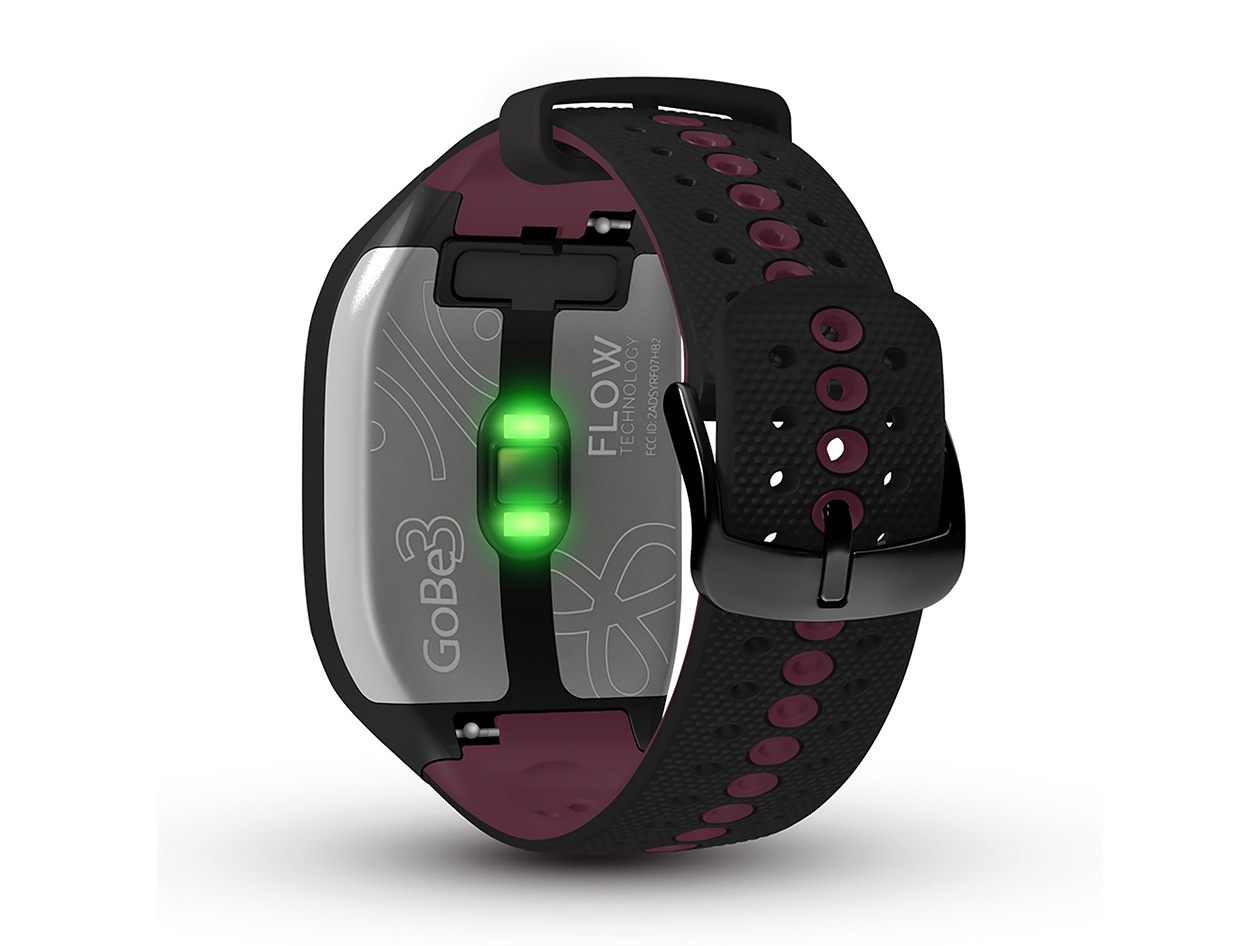 GoBe3 Wearable Health, Fitness, and Activity Tracker (Burgundy)